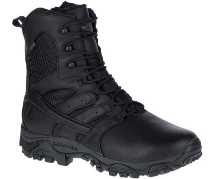 Kozaki Robocze Merrell Moab 2 8" Tactical Response Nieprzemakalne Boot Męskie Czarne | 31166M-2WB