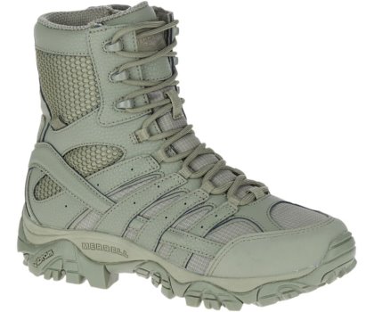 Kozaki Robocze Merrell Moab 2 8" Tactical Nieprzemakalne Boot Damskie Głęboka Zielone | 31172W-1WL