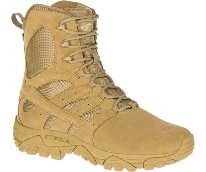 Kozaki Robocze Merrell Moab 2 8" Tactical Defense Boot Męskie Khaki | 32601M-2WK