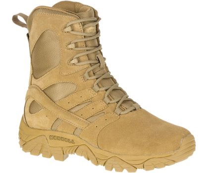 Kozaki Robocze Merrell Moab 2 8" Tactical Defense Boot Damskie Khaki | 32603W-1WK