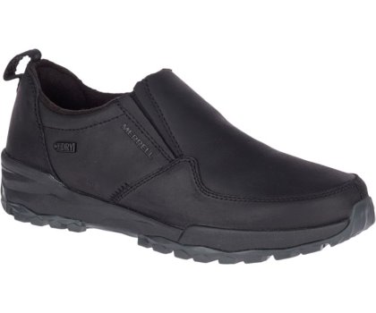 Kozaki Trekkingowe Merrell Icepack Guide Moc Polar Nieprzemakalne Damskie Czarne | 41578W-1HB